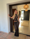 Marisol nederdel i blonde - Sort