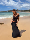 Abigail off shoulder top - Sort