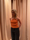 Cathie one shoulder top - Orange