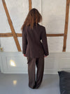 Sonija oversized blazer - Brun