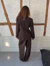 Sonija oversized blazer - Brun