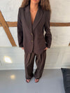 Sonija oversized blazer - Brun
