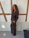 Sonija oversized blazer - Brun
