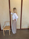 Camilla oversized suitbukser - Beige