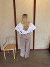 Camilla oversized suitbukser - Beige