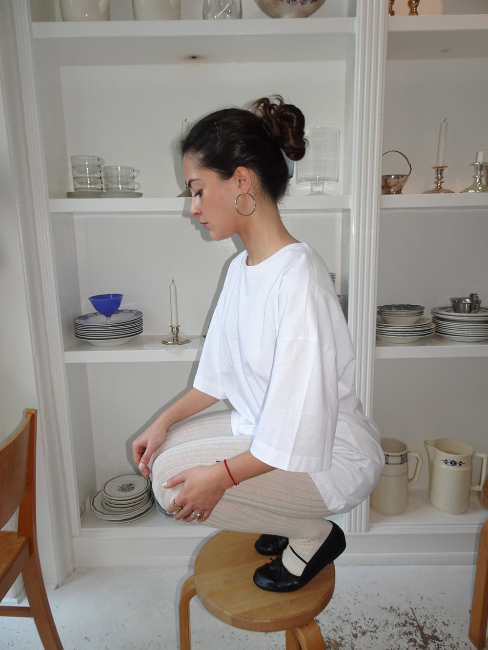 Zinnia oversized t-shirt - Hvid