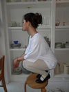 Zinnia oversized t-shirt - Hvid
