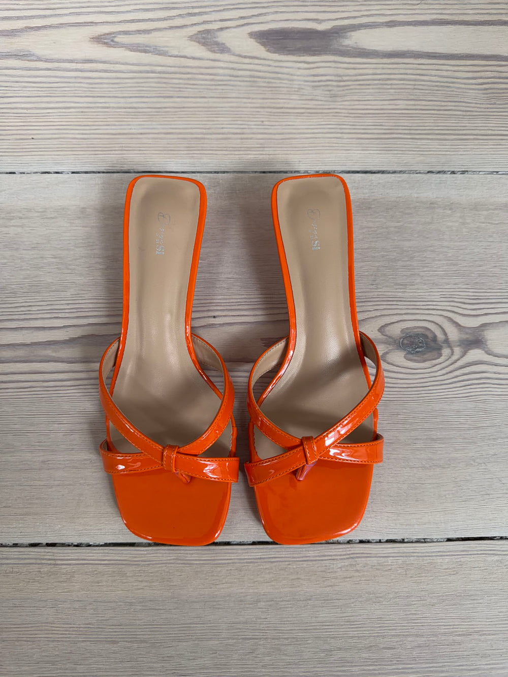 Joule sandaler med hæl - Orange