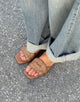 Milina sandaler med nitter - Brun
