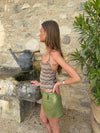 Lula top i glitter - Multifarvet