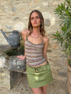 Lula top i glitter - Multifarvet