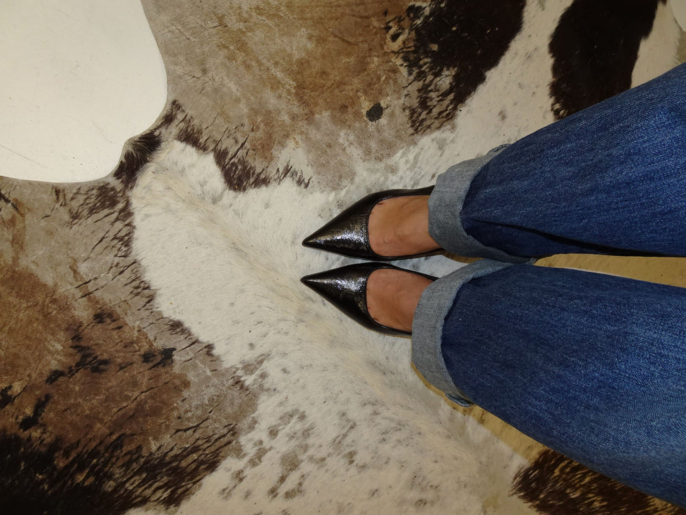 Donnatella slingback hæle - Sort