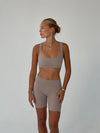 Plaza sports bra - Ash