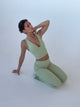 Ultimate v-neck top - Matcha
