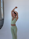 Ultimate v-neck top - Matcha