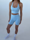 Crossback bra - Sky