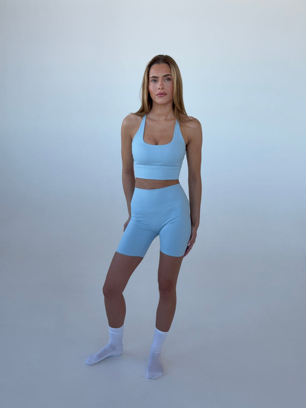 Crossback bra - Sky