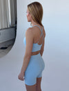 Crossback bra - Sky