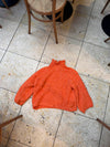 Aire striktrøje med turtleneck - Orange