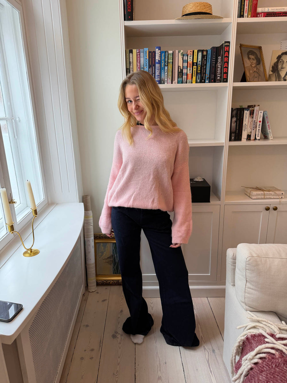 Sierra striktrøje - Pink