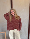 Lunuda striktrøje - Rust/orange