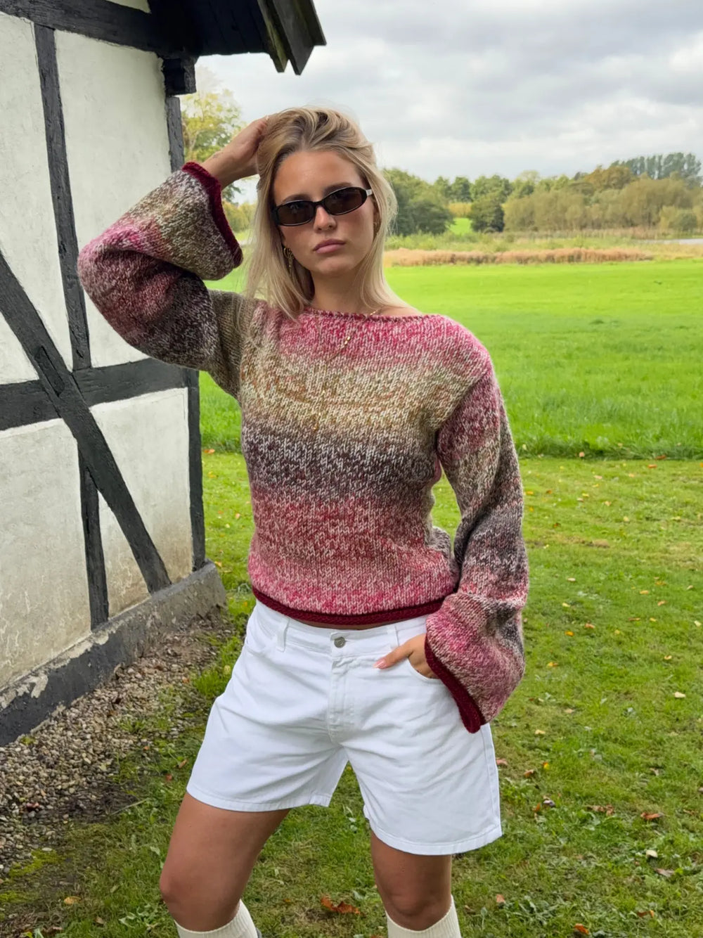Polena striktrøje - Multifarvet