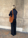Fiala suede taske - Brun