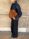 Fiala suede taske - Brun