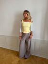 Anja suitbukser - Grå/beige