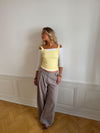 Anja suitbukser - Grå/beige