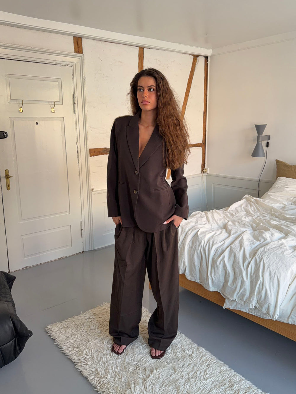 Lulo suitbukser - brun