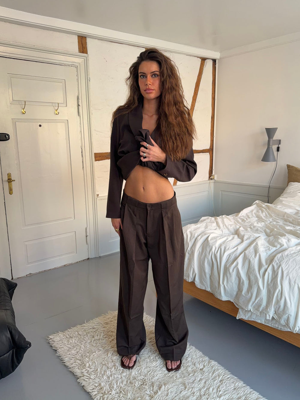 Lulo suitbukser - brun