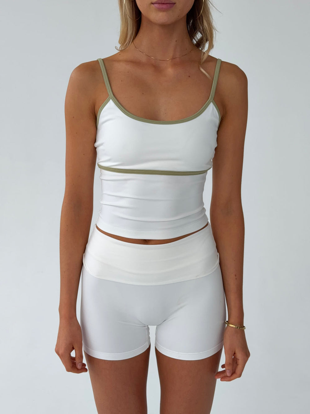 Essential tank top - Marshmellow/matcha