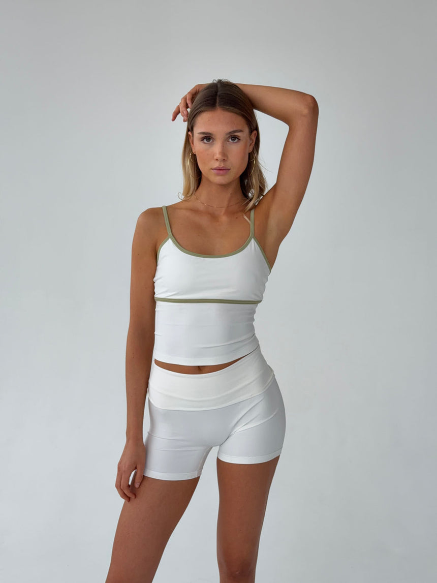 Essential tank top - Marshmellow/matcha