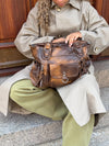 Nevana skuldertaske - Brun