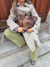 Nevana skuldertaske - Brun