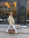 Lyra taske med nitter - Brun