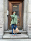 Ibi taske med nitter - Beige