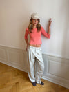 Delores ternede suitbukser - Beige