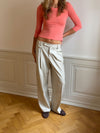 Delores ternede suitbukser - Beige
