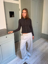Delores ternede suitbukser - Beige