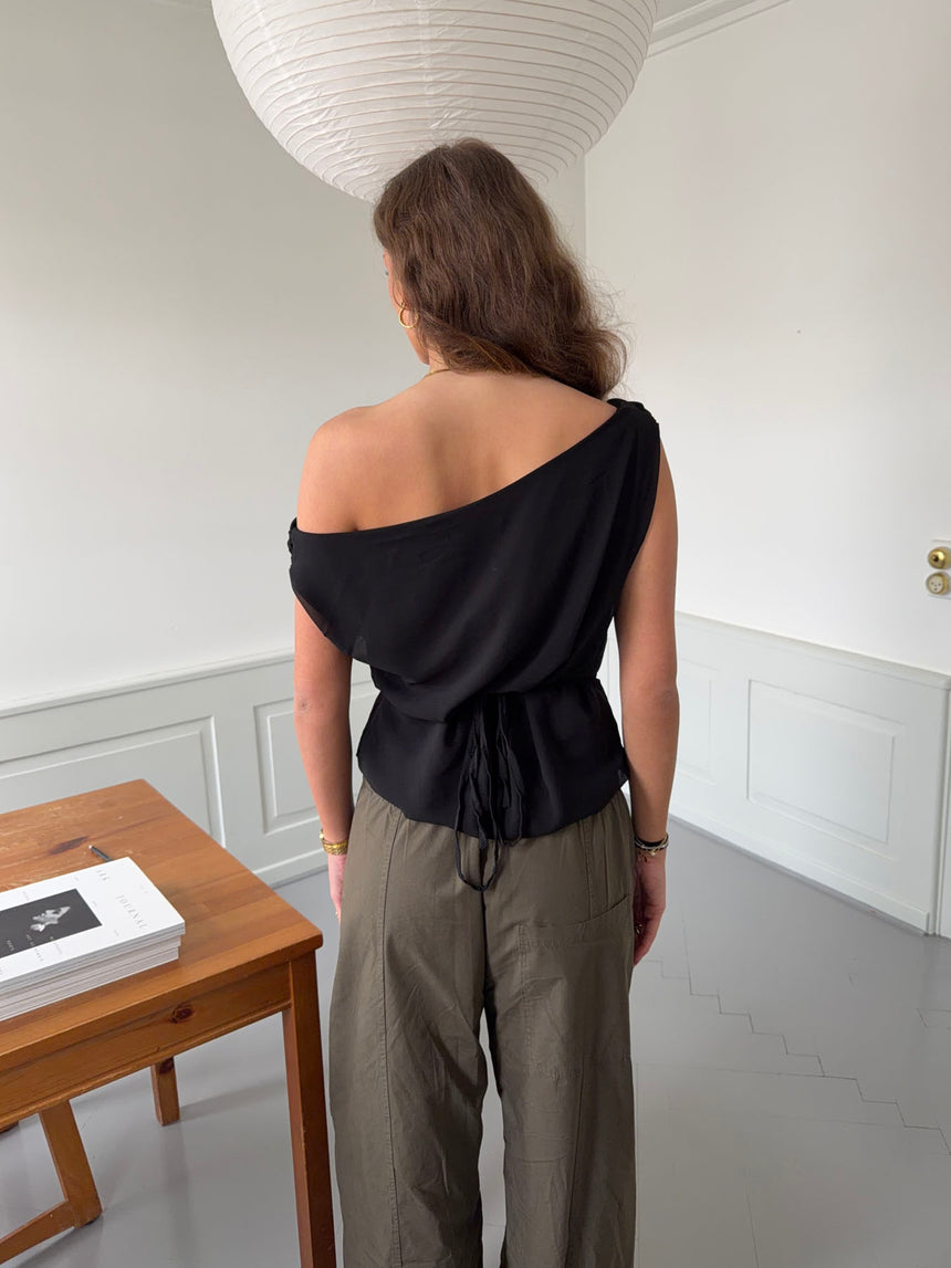 Lily top - Sort