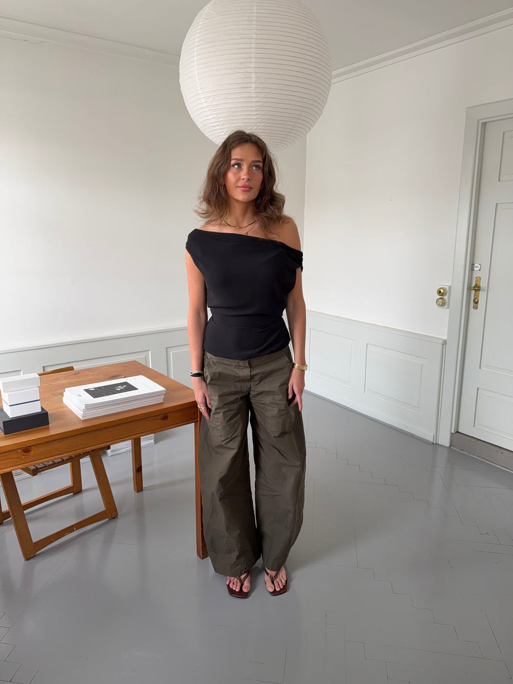 Lily top - Sort