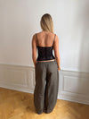 Jeselana top i blonde - Sort