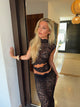 Marisole top i blonde - Sort