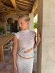 Marisole top i blonde - Hvid
