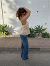 Zuza top med detaljer - Off white