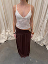 Lelija top med pailletter - Off white