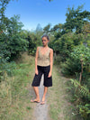 Kamela top med sløjfe - Beige/brun