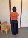 Sina top med smock - Orange